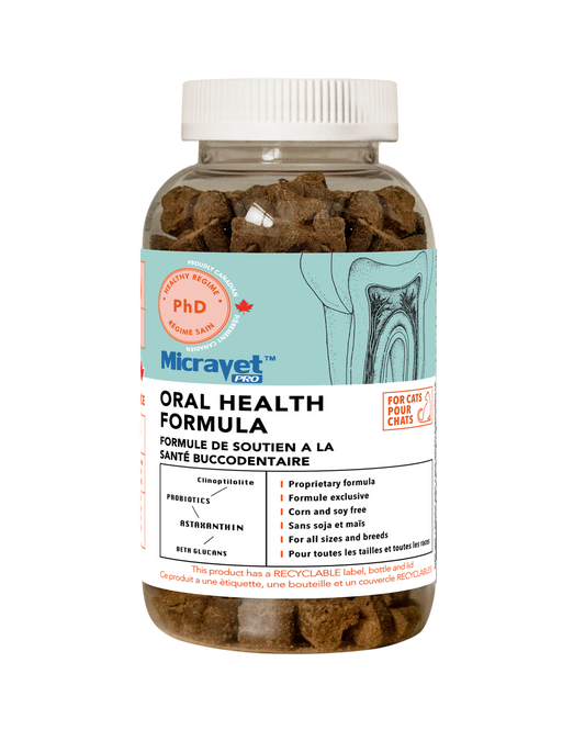 MicraVet™ Cat Oral Health Formula Soft Chews, Clinically Proven • Advanced Dental Support • Rapid Fresh-Breath Results